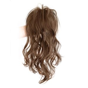35cm culík, prodloužení culíku, Clip-In prodloužení vlasů s drápem kudrnatý culík prodloužení vlasů (#04)