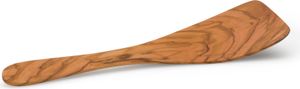 Continenta Wokwender, Woklöffel, Pfannenwender, Wokspachtel, aus Olivenholz, 32 cm
