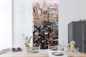 Wandtattoo Wandsticker Wandaufkleber New York - NYC - Amerika 80x160 cm Selbstklebend und Repositionierbar