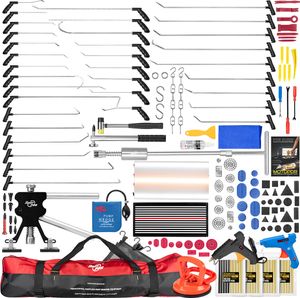 Dellenreparatur Set, Ausbeulwerkzeug-Set, Dellenhebel 34 Stück, Super PDR