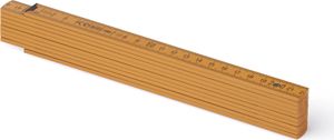 Zollstock Metrie Block 52 - 2m Ockerfarbe (PAN 139)