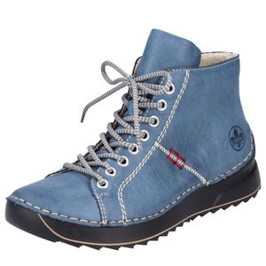 Rieker Damen Schuhe Stiefeletten Schnürung 71510, Größe:38 EU, Farbe:Blau