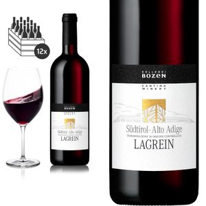 12er Karton 2021 Südtiroler Lagrein  von Kellerei Bozen/Gries - Rotwein