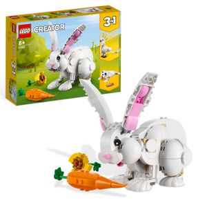 LEGO Creator 3 v 1 31133 Bílý králík (258 dílků)