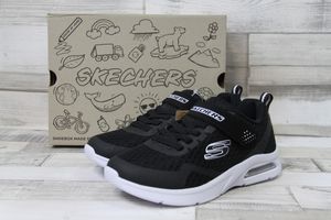 SKECHERS MICROSPEC MAX Jungen Sneaker schwarz 403775L BLK : 37