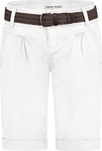 Fresh Made Bermuda Chinoshorts mit geflochtenem Gürtel und Taschen Größe: L