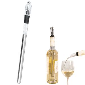 bremermann Wein-Ausgießer mit Edelstahl-Kühlstab und Weinverschluss, Weinkühler, Weinverschluss, Weinausgießer