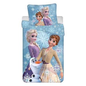 Disney Frozen Bettwäsche Eiskönigin Anna Elsa Snow Kopfkissen Bettdecke 135/140x200