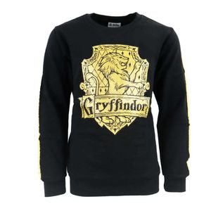 Harry Potter Gryffindor Kinder Mädchen Pullover Sweater – Schwarz / 146/152