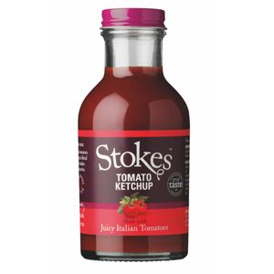 Stokes Real Tomato Ketchup wegański, bez laktozy i bez glutenu 257 ml