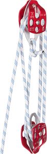 VEVOR Twin Sheave Block a Tackle 2/5-1/2 palca 100-200Ft Twin Sheave Block s pleteným lanom 6600-7705LBS Double Pulley Rigging