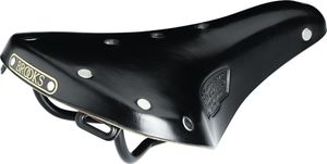 Brooks B17 Short, Fahrradsattel, Stadt, Frauen, Schwarz, Monochromatisch, Leder