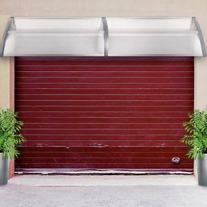 NAIZY Vordach für Haustür 300 x 100 cm - Transparent Polycarbonat Pultvordach Überdachung 5 mm, Grau (300 x 100 cm, Grau) NAIZY Vordach für Haustür 300 x 100 cm - Transparent Polycarbonat Pultvordach Überdachung 5 mm, Grau (300 x 100 cm, Grau)