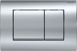Geberit Delta30 - Ovládanie splachovania, lesklý chróm 115.137.21.1