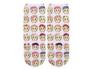 Socken bunt mit lustigen Motiven , Variante wählen:SO-L064 Emoticon Affen