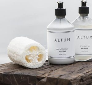 Naturschwamm ALTUM natur aus Loofah Schwamm mit Band Strandhaus Bad Hamptons
