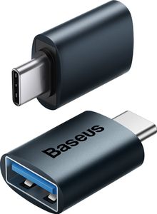 Baseus Ingenuity adaptér USB-C na USB-A OTG (modrý)