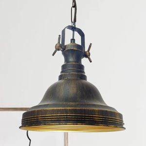 Pendelleuchte I Ulmete  I Ø 30, Wohnzimmer, Esstisch Vintage Industrial, Kupferfarbe Vintage Deckenlampe