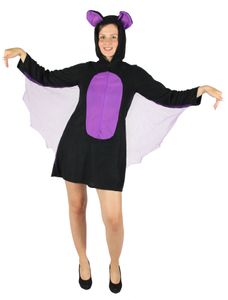 Fledermaus Kostüm für Damen Gr. S-XXL, Größe:XXL