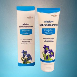 CareMed Allgäuer Schrundencreme bei spröden und rissigen Füßen, Schrundensalbe, sehr trockene Füsse,