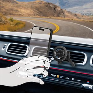 LogiLink 3-Punkt-Smartphone-KFZ-Magnethalter schwarz