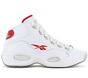 Reebok Question Mid - Herren Sneakers Basketball Schuhe Leder Weiß GX0230 , Größe: EU 46 UK 11.5