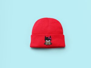 Top dziecięce czapki zimowe Hello Kitty Batman koty czapka dziecięca czapka zimowa ciepła