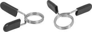 Gorilla Sports Poistné uzávery, 2 kusy, pružinové, 30/31 mm