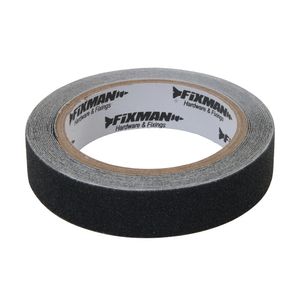 FIXMAN Rutschfestes Klebeband 24 mm x 5 m, schwarz