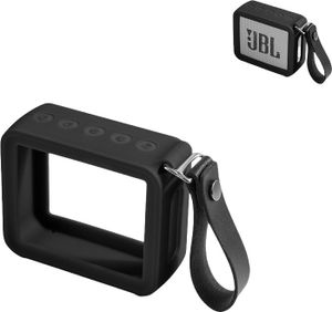 INF Silikónové ochranné puzdro s remienkom na ruku pre JBL GO2 čierna