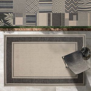 Vnútorné a vonkajšie koberce Clyde Letný koberec odolný voči poveternostným vplyvom Moderné vzory Summerevent 160x230 cm