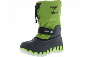 Vista Canada POLAR Kinder Jungen Mädchen Winterstiefel Snowboots grün, Größe:33/34, Farbe:Grün
