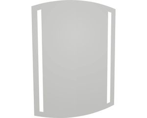 FACKELMANN LED Spiegel B.STYLE / Wandspiegel mit LED-Beleuchtung / Maße (B x H x T): ca. 60,5 x 80 x 2 cm / Ambientebeleuchtung / hochwertiger & moderner Badezimmerspiegel / Breite: 60,5 cm