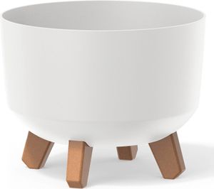 Doniczka na nóżkach biała Gracia Standard DGRL240-S449