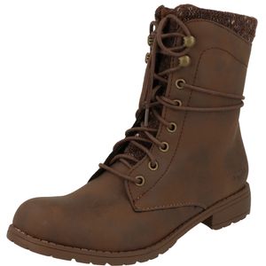 Rocket Dog Damen Schuhe Winter Stiefelette Boots Schnürer Brown