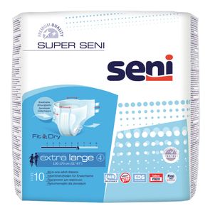 SUPER SENI Plus Gr.4 XL Inkontinenzhose Nacht f.E., 10 St