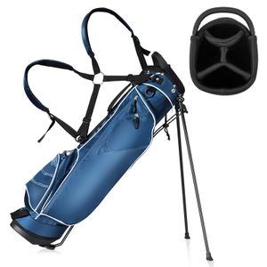 GOPLUS Golftasche, Golfbag, Golf Stand Bag mit Pencil Bag, Profi-Reisebag, Ständerbag mit Gurt, Farbewahl
