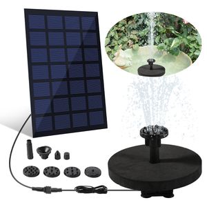 TolleTour Solar Teichbelüfter Solar Springbrunnen 2.5W Solar Brunnen Solarpumpe Luftpumpe Sauerstoffpumpe für Garten Teich Aquarium