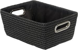 WENKO Aufbewahrungs Korb Box Regal Fach Chromo schwarz Bad WC Ablagen Küchen