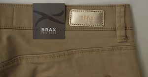 BRAX Mary-City Sport, modische Jeans in Camel/Sand, Stretch, Slim Fit, 38 long