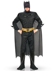 DC Comics - Batmanherrenkostüm schwarz Größe M
