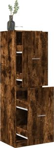 Apothekerschrank Räuchereiche 40x41x144,5 cm Holzwerkstoff 3309640 Apothekerschrank Räuchereiche 40x41x144,5 cm Holzwerkstoff 3309640