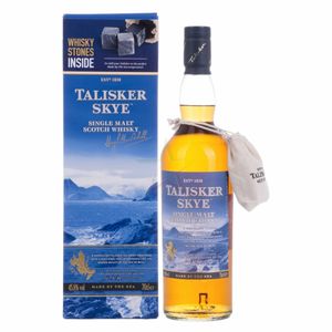 Talisker Skye mit Whisky Steinen 45,8 %  0,70 lt.