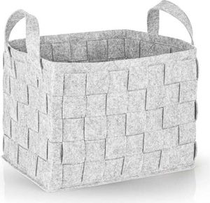 N8WERK Filz-Aufbewahrungstasche L - 40 x 30 x 30 cm - Hellgrau