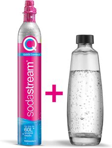 Sodastream Quick Connect Reservezylinder 60 L + 1 Glasflasche