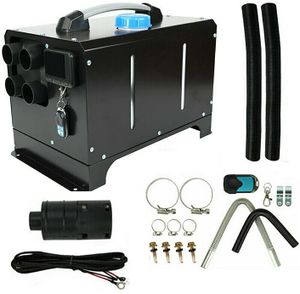 Ogrzewanie postojowe Diesel 5KW 12V samochodowa pompa ciepła z wyświetlaczem LCD i pilotem zdalnego sterowania