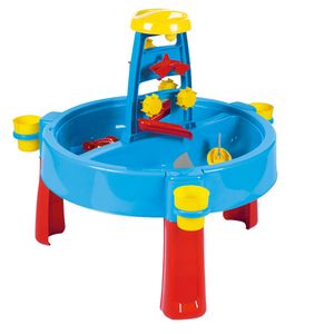 Dolu 3-in-1 Sand- und Wassertisch mit Zeichentisch Blau/Rot