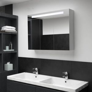 dereoir LED-Bad-Spiegelschrank 88 x 13 x 62 cm
