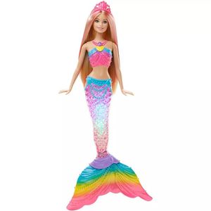 Barbie Dreamtopia Regenbogenlicht-Meerjungfrau Puppe (blond)