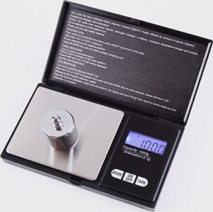 Waga cyfrowa z podświetleniem, wyświetlacz LCD, dokładny pomiar, elektroniczna waga spożywcza, stalowa waga kuchenna, jubilerska, 1000 g, 0,1 g